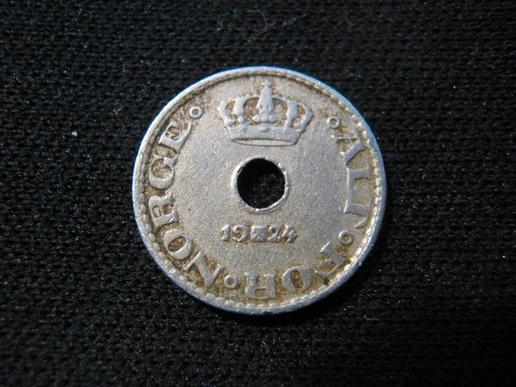 Noorwegen 10 Ore 1924, koning Haakon VII #149, Postzegels en Munten, Munten | Europa | Niet-Euromunten, Losse munt, Overige landen