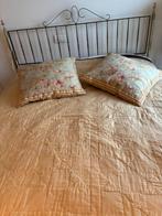 Antiek koperen bed, Overige materialen, Gebruikt, Tweepersoons, 200 cm