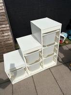 IKEA Trofast kast met opbergbakken - Wit, trapsgewijs, Ophalen, Gebruikt, Wit, trapvorm