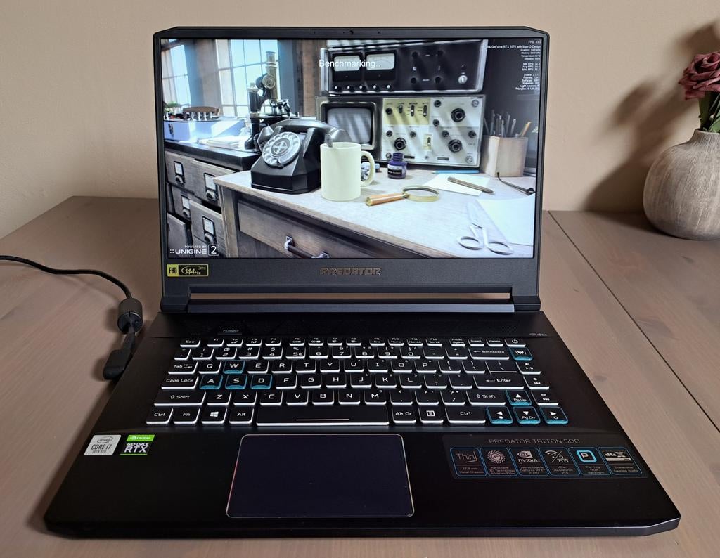 Acer Predator Triton 500 - Game laptop 1TB SSD 16GB RAM, Computers en Software, Windows Laptops, Met videokaart, Acer Predator