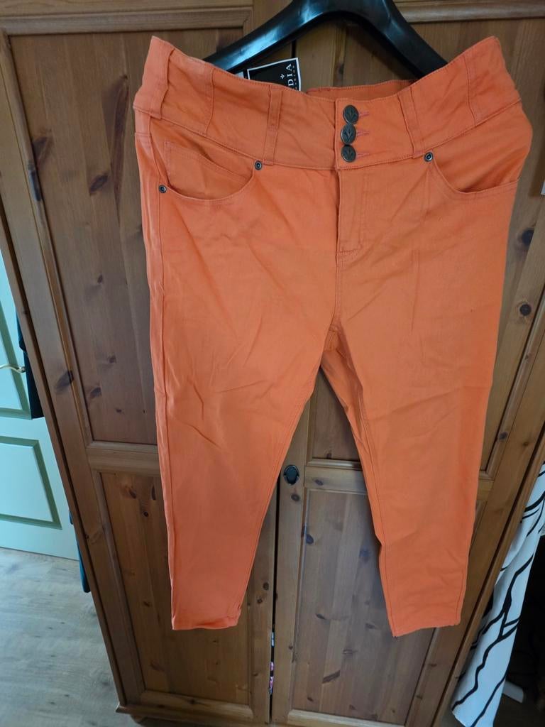 Adia broek maat 46 nieuw, Maat 46/48 (XL) of groter, Nieuw, Oranje, Ophalen of Verzenden