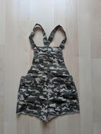 Stoere tuinbroekje/tuinpakje met leger print. Maat 164. IZGS, Ophalen of Verzenden, Zo goed als nieuw, Meisje, Broek