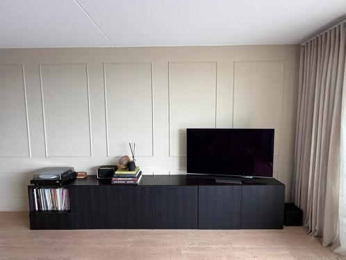 Ikea Besta met Timmerviken frontjes 3x, Huis en Inrichting, Kasten | Televisiemeubels, Gebruikt, Minder dan 100 cm, 25 tot 50 cm