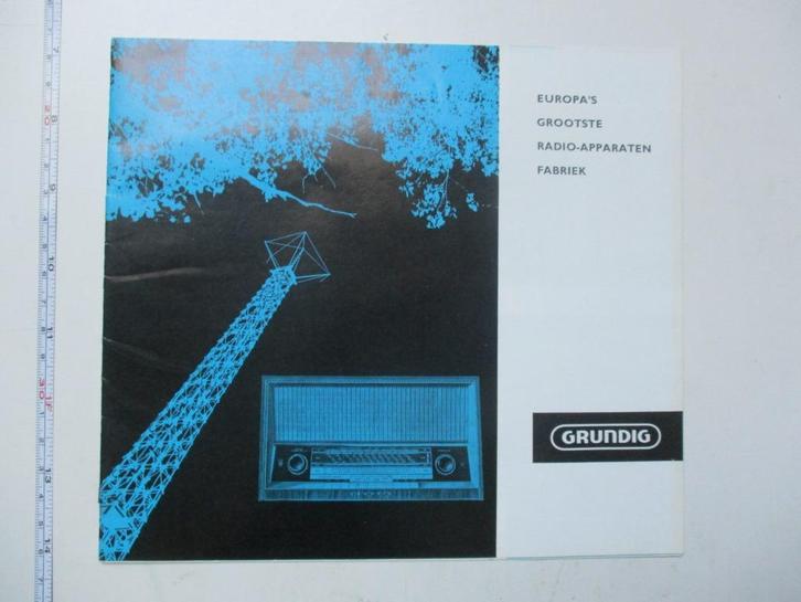 Grundig catalogus. radio’s, Transonettes en Hi-Fi boxen, Boeken, Catalogussen en Folders, Gelezen, Catalogus, Ophalen of Verzenden