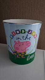 Prullenmand - Peppa Pig 2x, Ophalen, Zo goed als nieuw
