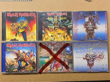 Iron Maiden cd albums cdsingles dvdsingles €10 per stuk