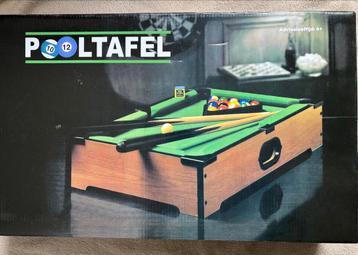 Mini Pooltafel - Nieuw in doos! beschikbaar voor biedingen
