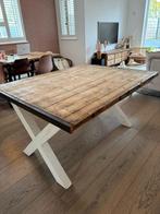 Prachtige stoere eettafel, Huis en Inrichting, Tafels | Eettafels, Ophalen, Gebruikt, Vijf personen of meer, Stoer robuust