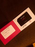 Ico paris gift card 100 euro voor 90., Tickets en Kaartjes, Eén persoon, Cadeaubon