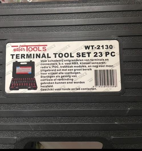 Stekkertrek set/ Terminal Tools Set WT-2130 – 23-delig, Auto diversen, Autogereedschap, Zo goed als nieuw, Ophalen of Verzenden