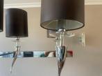 Moderne Hanglamp 8-Lichts Chroom/Zwart, Huis en Inrichting, Lampen | Hanglampen, Ophalen of Verzenden, Gebruikt, Metaal, 50 tot 75 cm