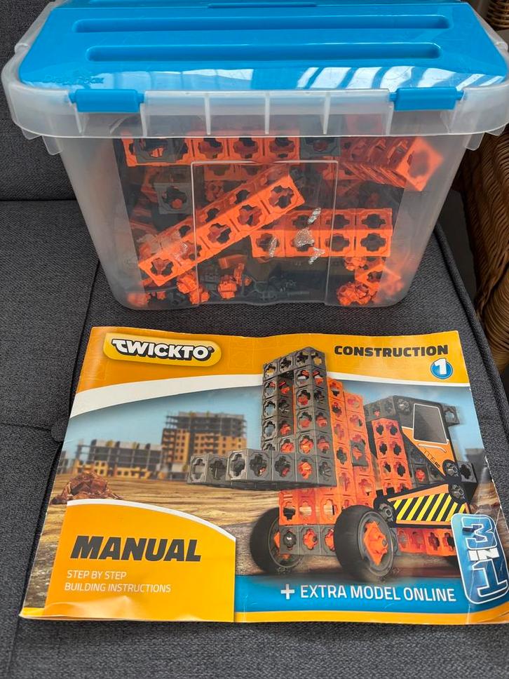 Twickto bouwset compleet, Kinderen en Baby's, Speelgoed | Bouwstenen, Zo goed als nieuw, Ophalen of Verzenden