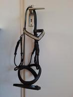 Zwart hoofstel merk Kieffer - maat full (of grote cob), Dieren en Toebehoren, Paarden en Pony's | Hoofdstellen en Tuigage, Ophalen of Verzenden