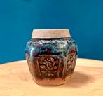 Antieke gemberpot met deksel, Antiek en Kunst, Antiek | Keramiek en Aardewerk, Ophalen of Verzenden