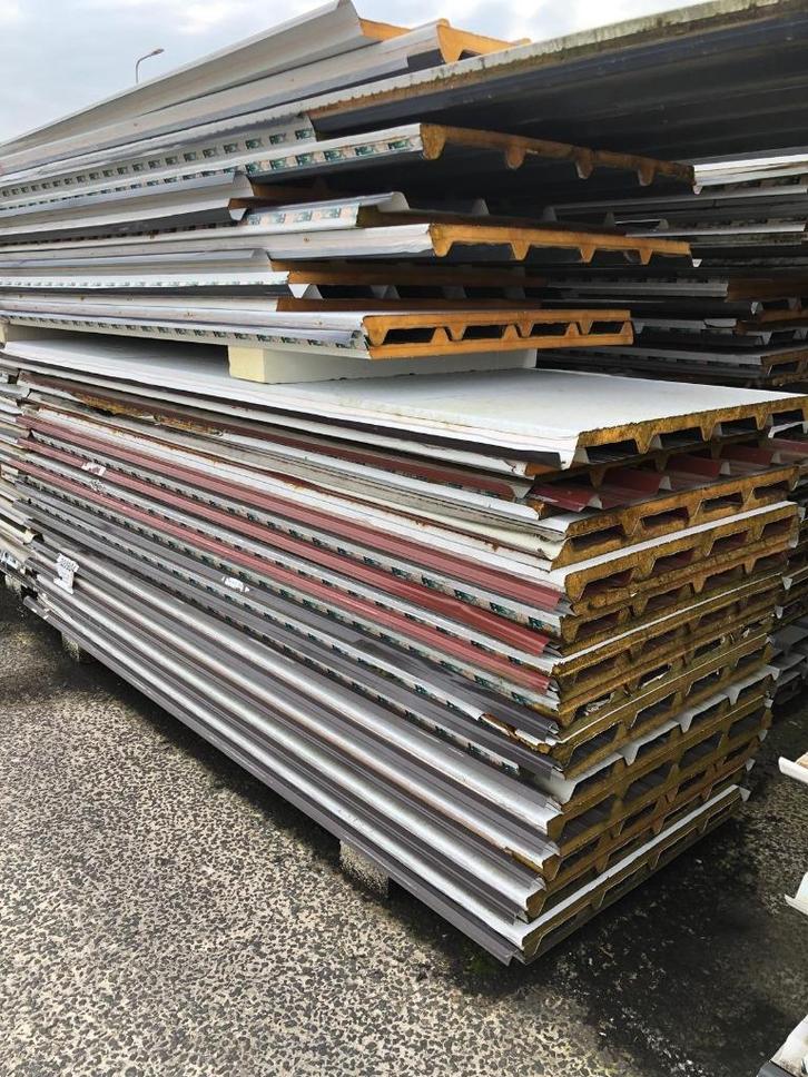 B keus Sandwich Dakpanelen Eco 20mm - Opruiming, Doe-het-zelf en Verbouw, Platen en Panelen, Zo goed als nieuw, Overige materialen