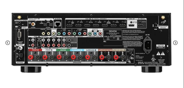 Denon AVR-X2600H, Audio, Tv en Foto, Versterkers en Receivers, Zo goed als nieuw, 7.1, 120 watt of meer, Denon, Ophalen