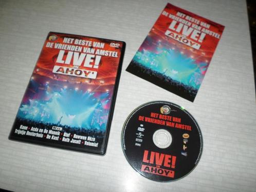 HET BESTE VAN DE VRIENDEN AMSTEL-live in ahoy rotterdam /dvd, Cd's en Dvd's, Dvd's | Muziek en Concerten, Zo goed als nieuw, Muziek en Concerten