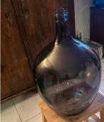 Grote glazen vaas, Huis en Inrichting, Woonaccessoires | Vazen, 50 tot 75 cm, Zwart, Ophalen of Verzenden, Glas