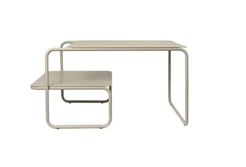 Ferm Living Level salontafel 79x60 cashmere | van €449, nu, Huis en Inrichting, Tafels | Salontafels, Nieuw, Minder dan 50 cm