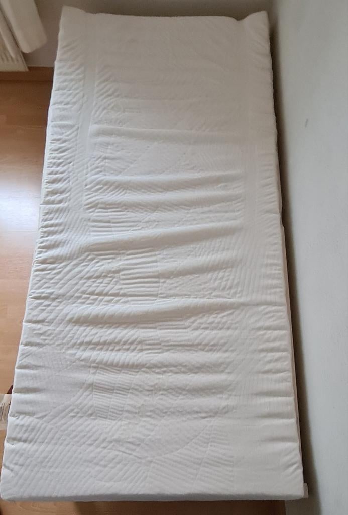 Tuur Matras / Topper - 195x89x8 cm, Huis en Inrichting, Slaapkamer | Matrassen en Bedbodems, Ophalen, Gebruikt, 90 cm, Eenpersoons