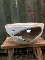 Java schaal hout wit uit Indonesie Java schaal uit Indonesie, Huis en Inrichting, Woonaccessoires | Schalen en Manden, Verburgt Vintage