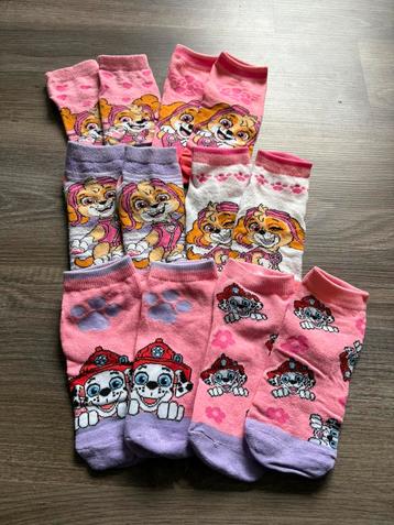 Zes paar enkelsokken Paw Patrol zgan maat 31-34 beschikbaar voor biedingen