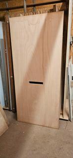 Voordeur met brievenbus, Doe-het-zelf en Verbouw, Deuren en Horren, Ophalen, 80 tot 100 cm, 200 tot 215 cm, Hout