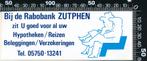 Sticker: Rabobank - Zutphen, Verzamelen, Stickers, Ophalen of Verzenden, Zo goed als nieuw, Bedrijf of Vereniging