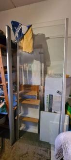 Glazen douchewand en deur, Ophalen, Gebruikt, Glas, Douche