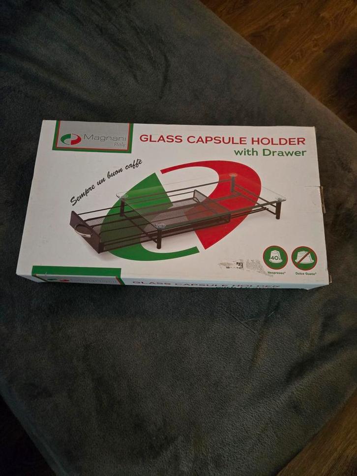 Capsulehouder met lade - Magnani, Huis en Inrichting, Keuken | Keukenbenodigdheden, Nieuw, Ophalen