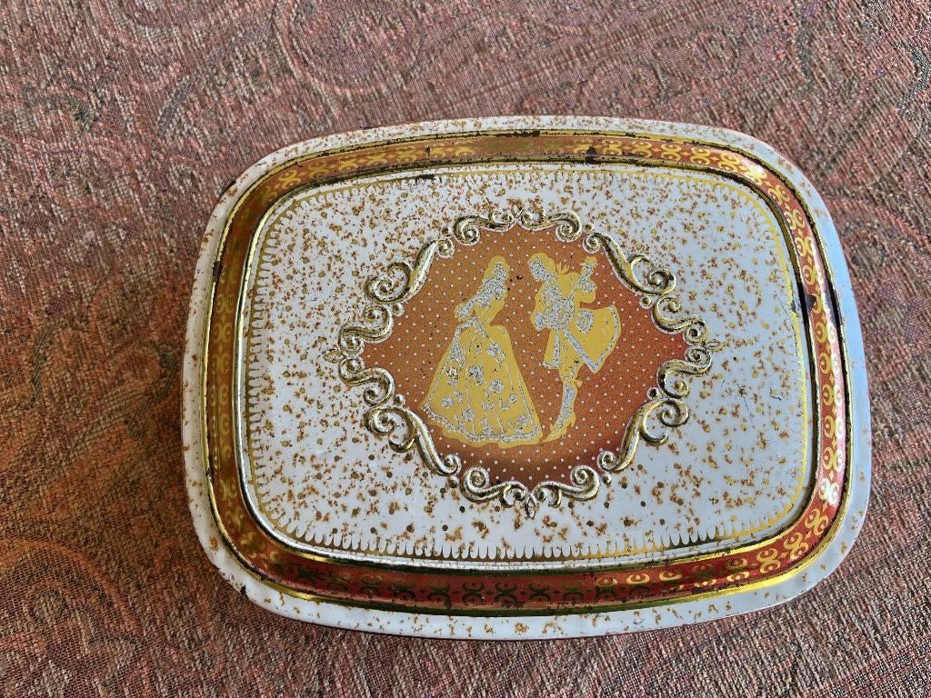 Twee Verkade blikken uniek, Ophalen of Verzenden, Gebruikt, Koek(jes), Verkade