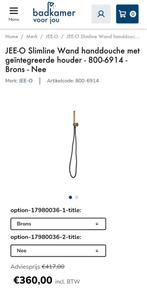 JEE-O Slimline Wand Handdouche - Brons, Ophalen of Verzenden, Nieuw