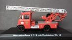 Mercedes Benz L319 Brandweer Ladderwagen 1:43 Schuco Pol, Hobby en Vrije tijd, Modelauto's | 1:43, Verzenden, Zo goed als nieuw
