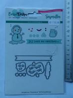 Carlijn Design snijmalsetje Sneeuwpop, kerst, nieuw, Hobby en Vrije tijd, Ophalen of Verzenden, Nieuw, Kerst, Pons of Mal