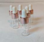 6 Mini Druppelflesjes met Pipet - 5cm, Overige kleuren, Nieuw, Ophalen of Verzenden, Handen en Nagels
