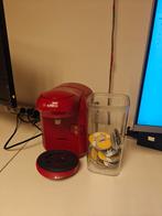 Bosch Tassimo Koffiemachine Rood Pads diverse smaken koffie, Gebruikt, Ophalen of Verzenden, Koffiepads en cups, Afneembaar waterreservoir