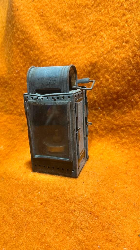 Carbid lamp Duitse Baan, Antiek en Kunst, Antiek | Lampen, Ophalen of Verzenden