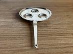 Miniatuur zilveren poffertjespan 18e eeuw, Antiek en Kunst, Antiek | Goud en Zilver, Ophalen of Verzenden