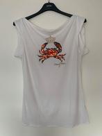 Denny Rose shirt maat 38 40, Wit, Zo goed als nieuw, Korte mouw, Ophalen