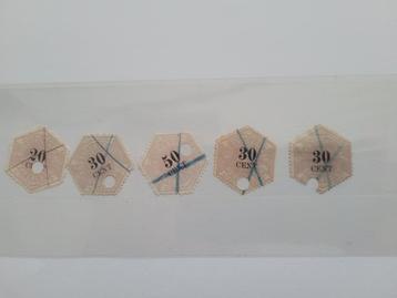 Setje telegramzegels Nederland beschikbaar voor biedingen