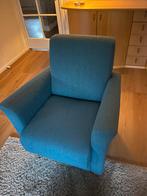 Blauwe zitstoel, Huis en Inrichting, Fauteuils, Ophalen, Minder dan 75 cm, Zo goed als nieuw, 75 tot 100 cm