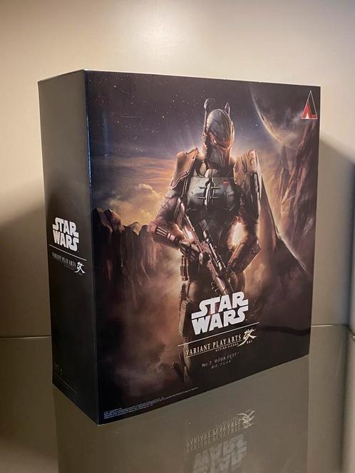 VARIANT PLAY ARTS Kai Star Wars Boba Fett Figure SQUARE ENIX, Verzamelen, Star Wars, Nieuw, Actiefiguurtje, Ophalen of Verzenden