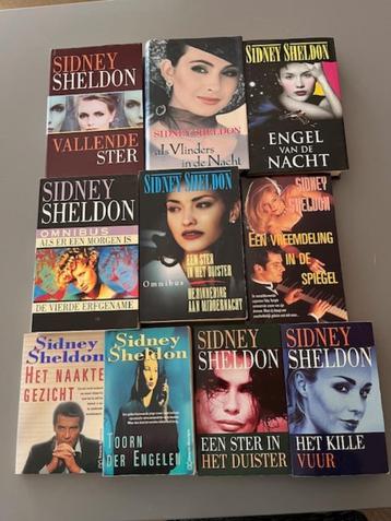 10 boeken Sidney Sheldon - Romans beschikbaar voor biedingen