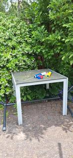 Tuintafel vierkant, Ophalen, Gebruikt, Vierkant