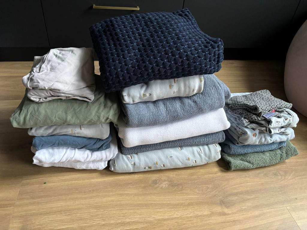 Jongens Baby Startpakket - Dekens, Lakens & Meer!, Ophalen of Verzenden, Zo goed als nieuw, One size
