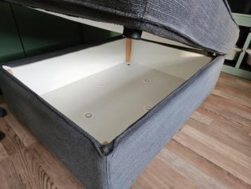 IKEA Kivik Hocker / Poef met opbergruimte - grijs - afbeelding 3