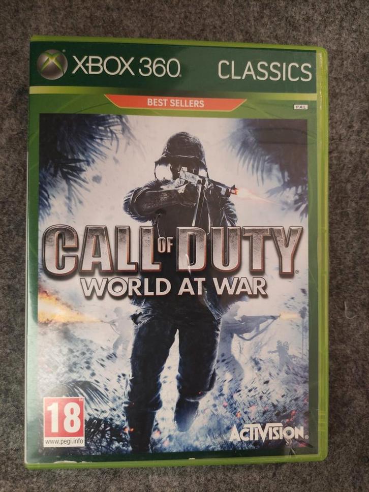 Call of Duty: World at War - Xbox 360, Spelcomputers en Games, Games | Xbox 360, Gebruikt, Shooter, 3 spelers of meer, Vanaf 18 jaar