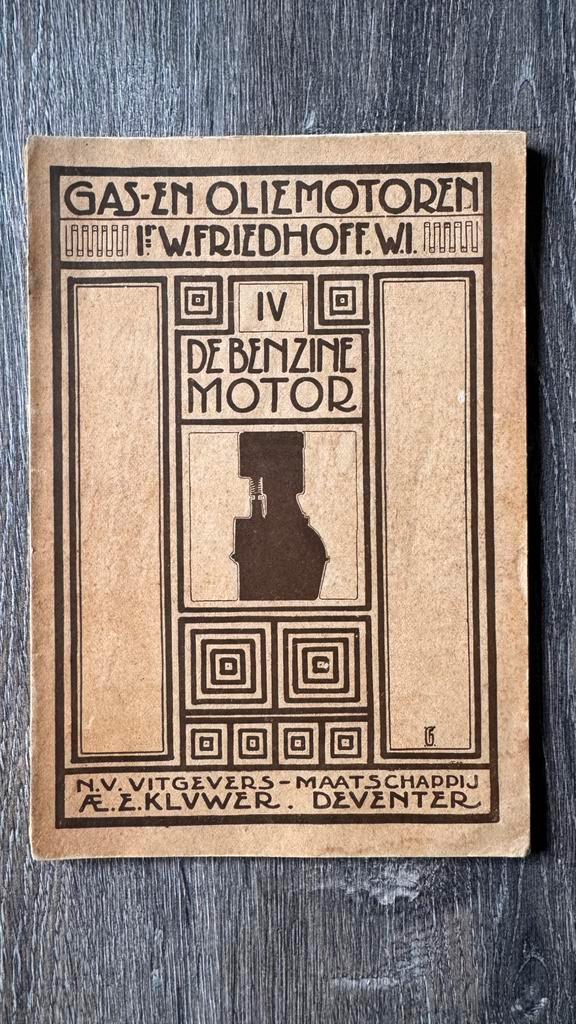 Gas en oliemotoren, IV de benzinemotor 1943, Boeken, Techniek, Gelezen, Autotechniek, Ophalen of Verzenden
