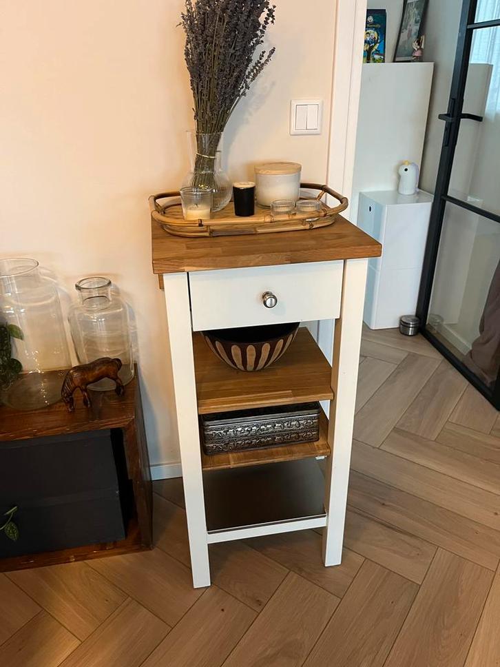IKEA Stenstorp roltafel (topstaat, stevig en handig), Huis en Inrichting, Keuken | Keukenelementen, Zo goed als nieuw, Minder dan 100 cm