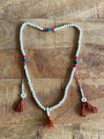 Bijzondere Mala met bot en edelstenen uit Nepal, Ophalen of Verzenden, Zo goed als nieuw, Sieraad, Boeddhisme